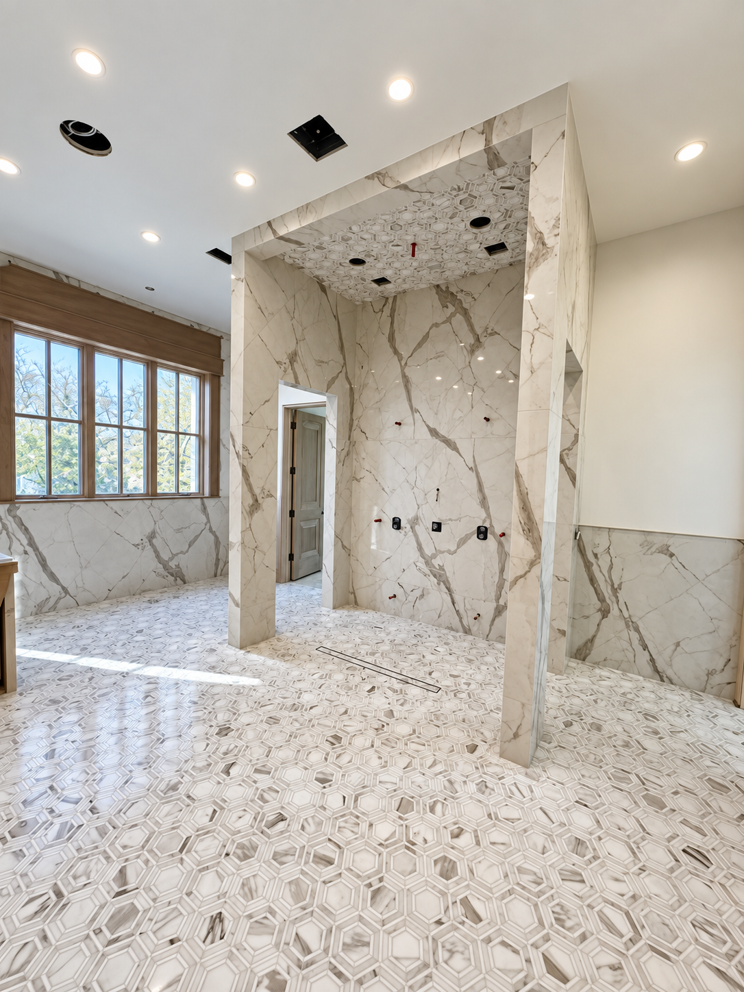 Marble bathroom